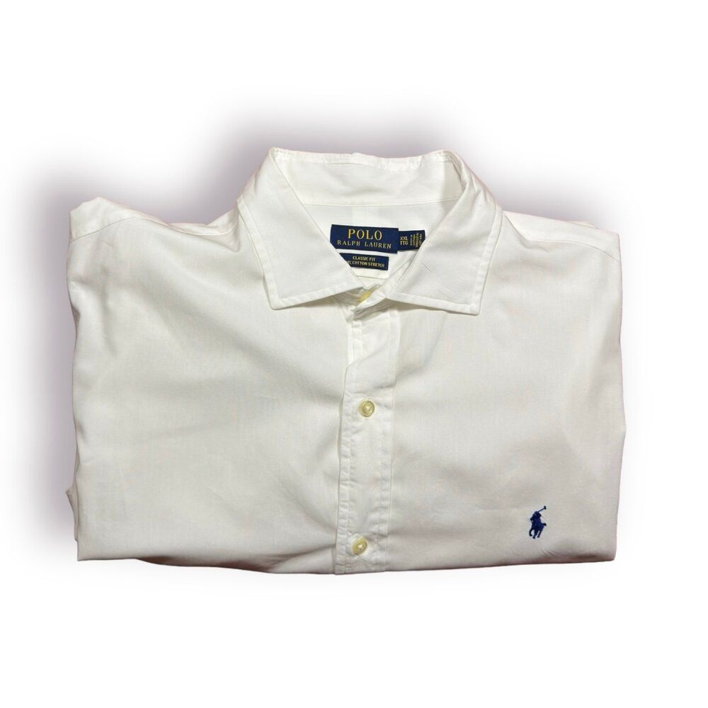 POLO Ralph Lauren XXL TTG Button Long Sleeve Shirt Men's Classic Fit 100% Cotton